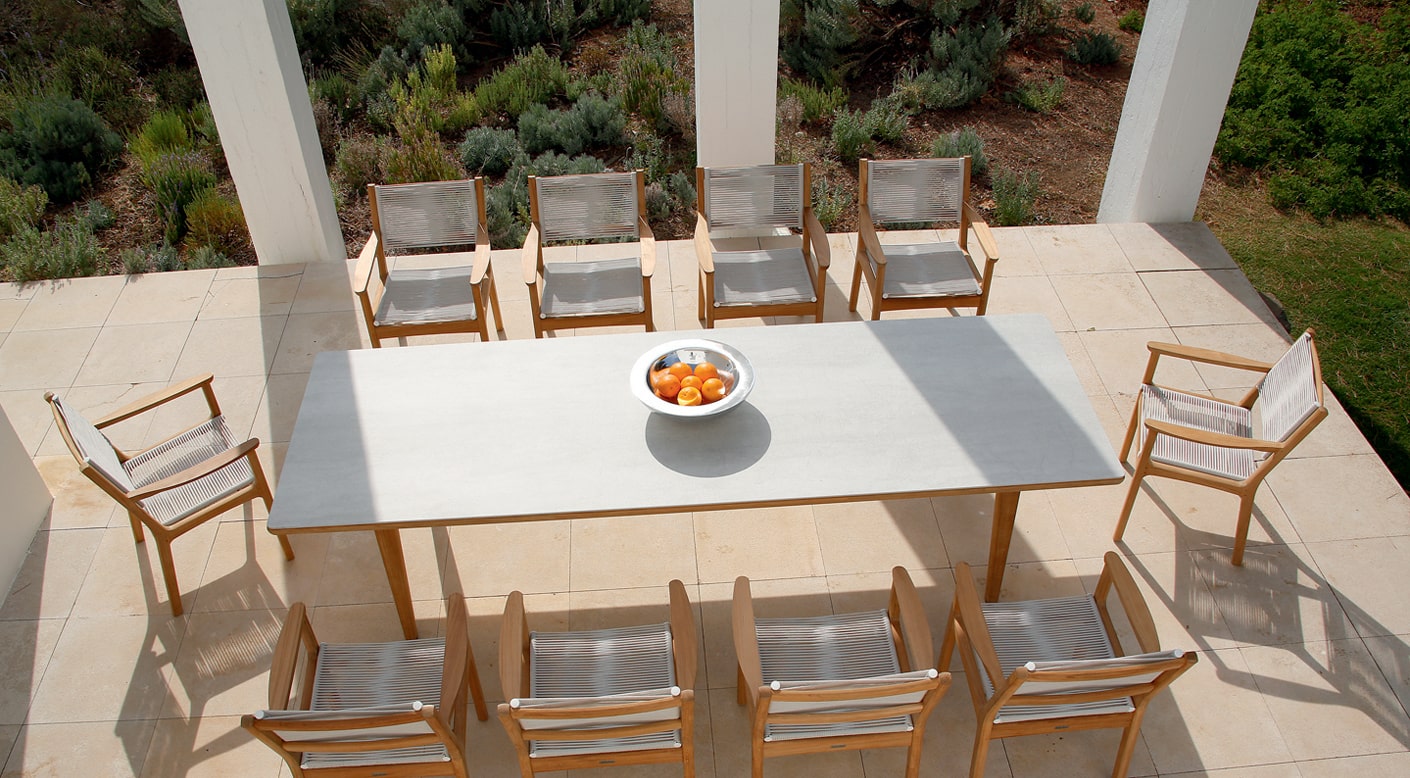 Monterey table with ten chairs