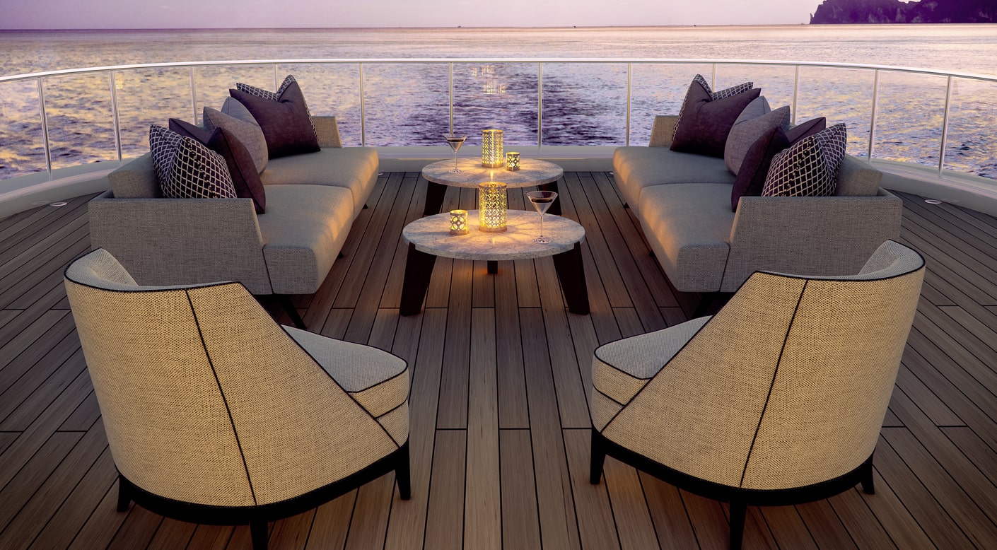 Yacht Sofas and table