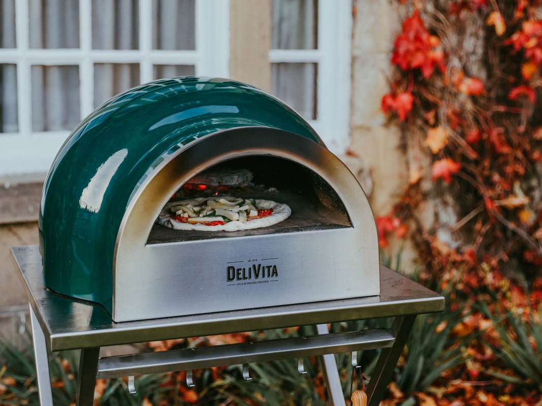 DeliVita Blue Green Cooker with Pizza