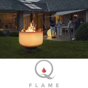 QFlame Logo with image